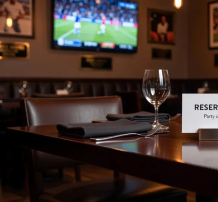 Rezerwacja stolika w Acestriva na wieczór z transmisją sportową
