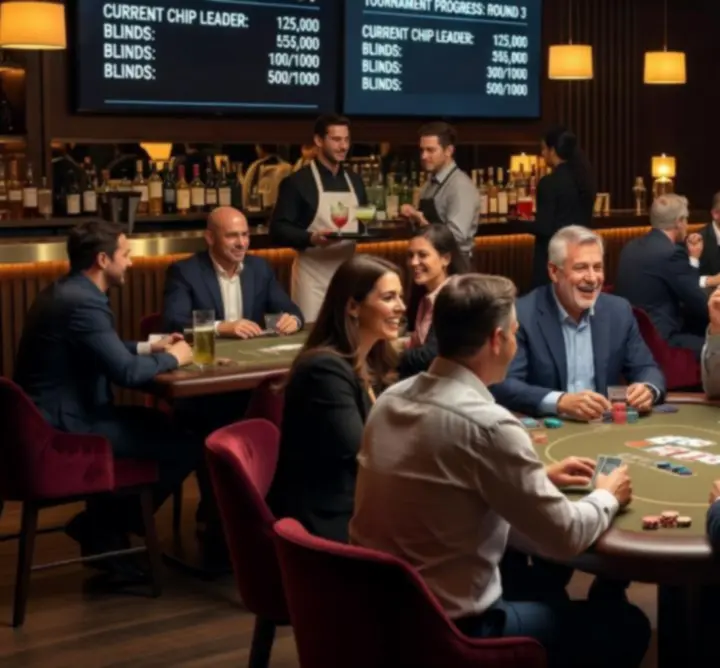 Atmosfera turnieju pokerowego w Acestriva